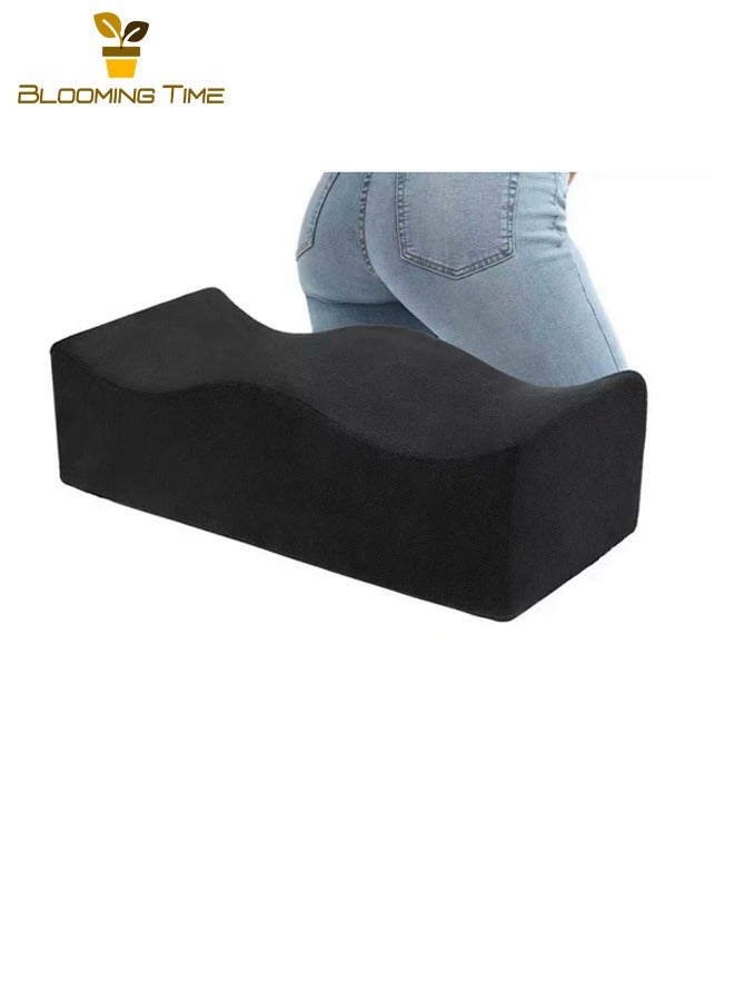 بلومنغ تايم وسادة فخذ عالية الكثافة قابلة للتنفس، وسادة الورك بطيئة الارتداد، وسادة الورك ذات الكثافة العالية القابلة للتنفس، وسادة الورك ذات الكثافة العالية القابلة للتنفس، وسادة الورك القابلة للتنفس، وسادة الورك المقسّى، وسادة الورك المقسّاة للقدم في المكتب - Image 1