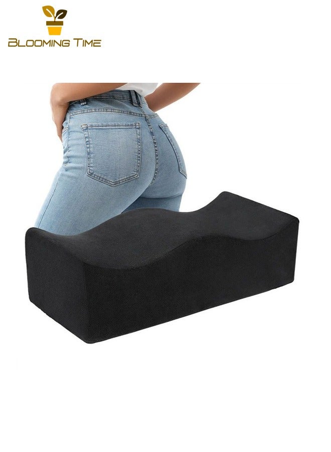 بلومنغ تايم وسادة فخذ عالية الكثافة قابلة للتنفس، وسادة الورك بطيئة الارتداد، وسادة الورك ذات الكثافة العالية القابلة للتنفس، وسادة الورك ذات الكثافة العالية القابلة للتنفس، وسادة الورك القابلة للتنفس، وسادة الورك المقسّى، وسادة الورك المقسّاة للقدم في المكتب - Image 2