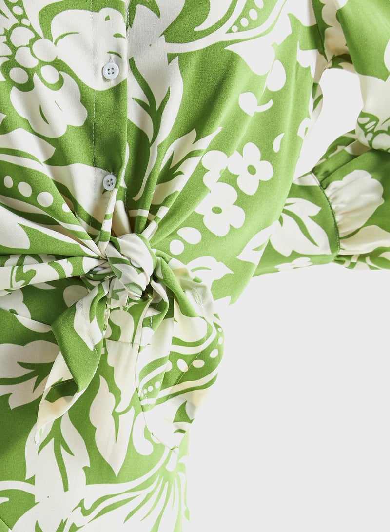 FAV Floral Print Button Down Shirt - Image 3