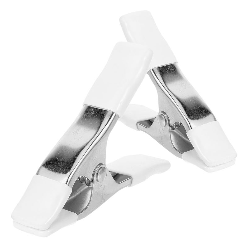 4 pcs Heavy Duty Nickel-Plated Spring Clamp Clamp with PVC for Backdrop Stand and Home Improvement Projects - Image 5