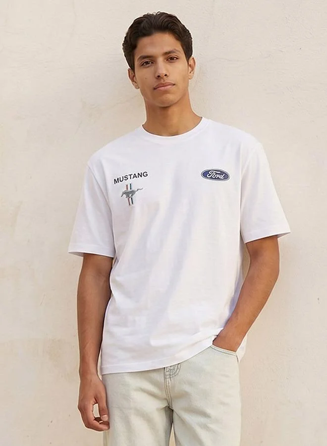 SP Characters Ford Regular Fit Crew Neck Short Sleeves T-shirt