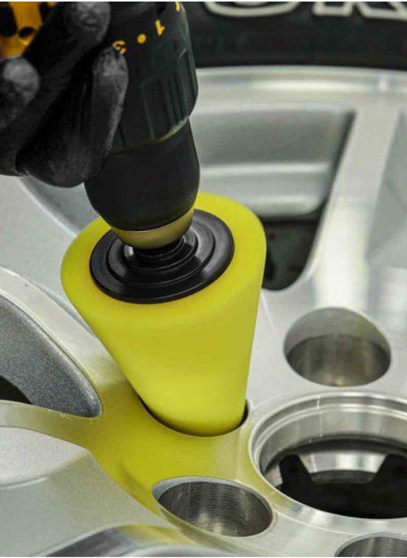 RHINOMOTIVE RHINOMOTIVE - CONE POLISHING FOAM Polishes difficult to reach 3Pcs Set  - Image 4