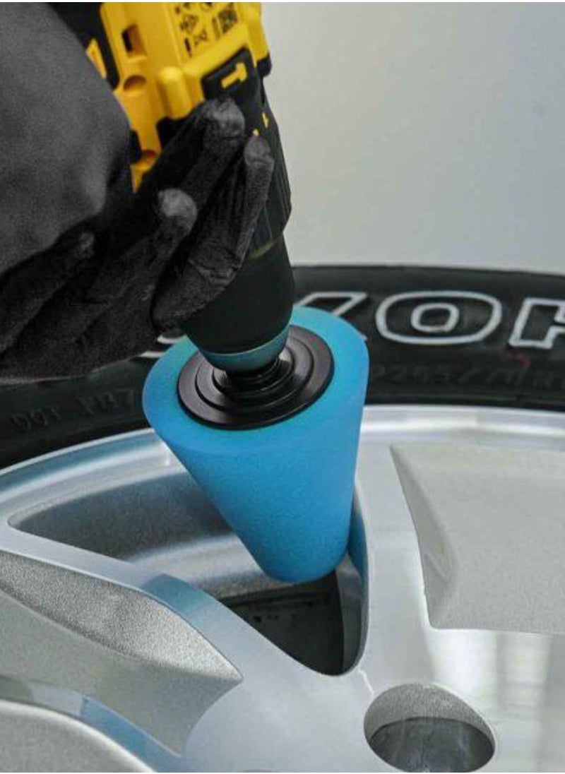 RHINOMOTIVE RHINOMOTIVE - CONE POLISHING FOAM Polishes difficult to reach 3Pcs Set  - Image 5