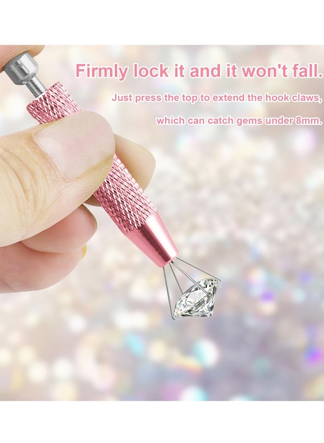 2PCS Stainless Steel Piercing Ball Grabber Tool, 4-Claw Anti-Slip Jewelry Installation Tool - Image 4