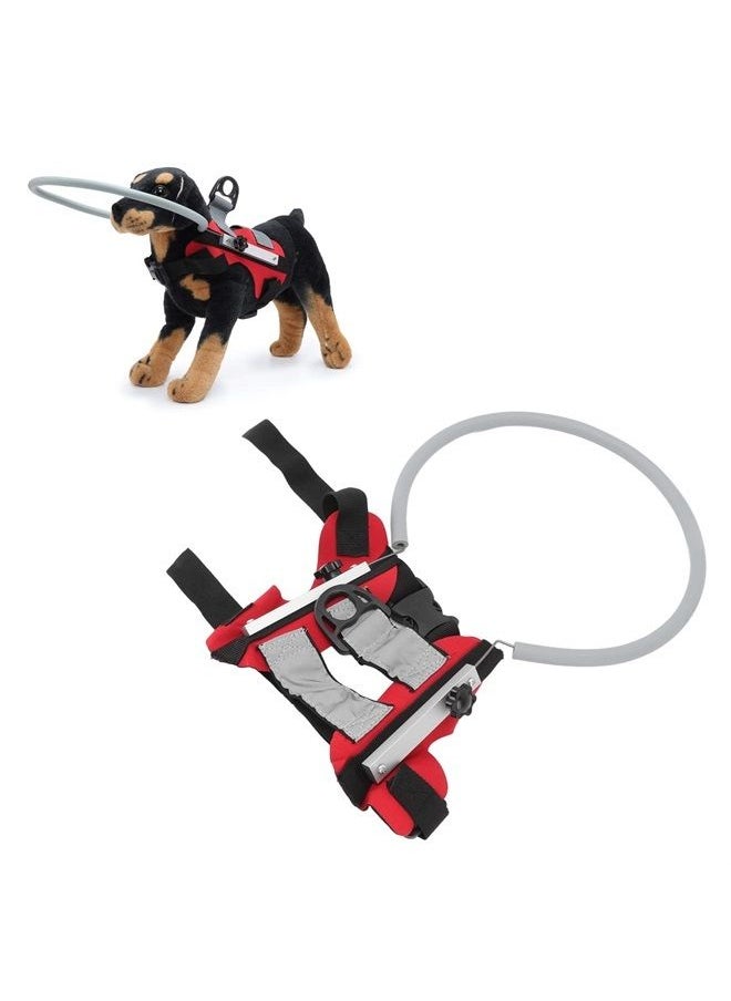 Pet Blind Halo Practical Collision Avoidance, Lightweight Blind Halo Harness with Reflective Effect for Blind Dogs Cats, Available for Any Visually Impaired Puppy (S Circle