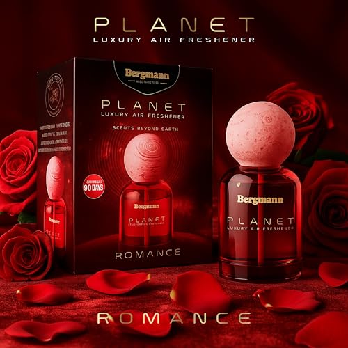 Bergmann Planet Luxury Car Perfume, Car Air Freshener, For Car & Home, ROMANCE, 110ml - Image 2