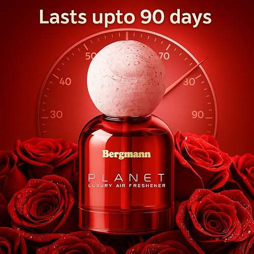 Bergmann Planet Luxury Car Perfume, Car Air Freshener, For Car & Home, ROMANCE, 110ml - Image 3