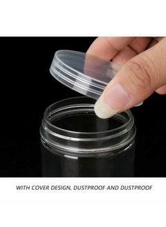 Y&D Plastic Jar Storage Bottle, Sealing Food Preservation Cylindrical Fresh Pot Container, Kitchen Box for Storing Whole Grains Beans Green Red (4 Pieces)  - Image 4