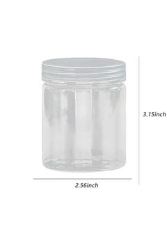 Y&D Plastic Jar Storage Bottle, Sealing Food Preservation Cylindrical Fresh Pot Container, Kitchen Box for Storing Whole Grains Beans Green Red (4 Pieces)  - Image 2