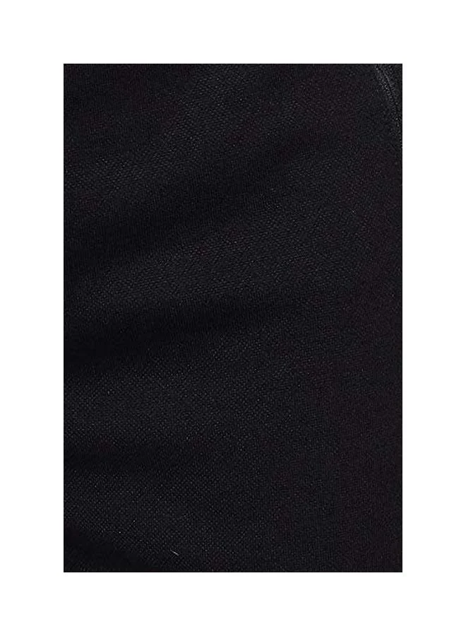 Jockey black AM05 Men Super Combed Cotton Rich Pique Fabric Slim Fit Joggers with Zipper Pockets for Men | Best Price UAE