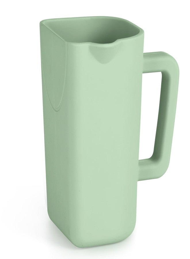 haakaa Gentle Pour Bath Rinse Cup | Food Grade Silicone Shampoo & Body Washing Rinser Cup for Kids with Easy Grip Handle - Pea Green - Image 1