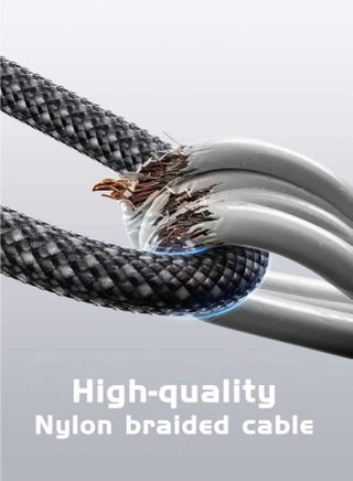 2 meter USB to Type C charging cable. 120W Type C cable. type c cable fast charger and data transfer. Fabric cut-resistant charging & data cable. Compatible with Samsung, iphone cable 17/16/15, iPad, Huawei, Xiaomi, and many other devices. - view 5