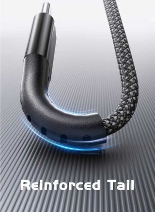 2 meter USB to Type C charging cable. 120W Type C cable. type c cable fast charger and data transfer. Fabric cut-resistant charging & data cable. Compatible with Samsung, iphone cable 17/16/15, iPad, Huawei, Xiaomi, and many other devices. - view 4