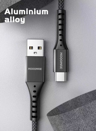 2 meter USB to Type C charging cable. 120W Type C cable. type c cable fast charger and data transfer. Fabric cut-resistant charging & data cable. Compatible with Samsung, iphone cable 17/16/15, iPad, Huawei, Xiaomi, and many other devices. - view 3