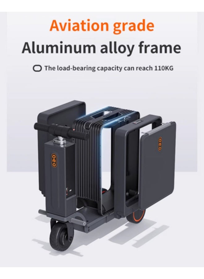 Smart Rideable Travel Suitcase Pro – Electric Luggage with Aluminum Frame, Detachable Battery, Front-Opening Design & Power Bank - Image 1