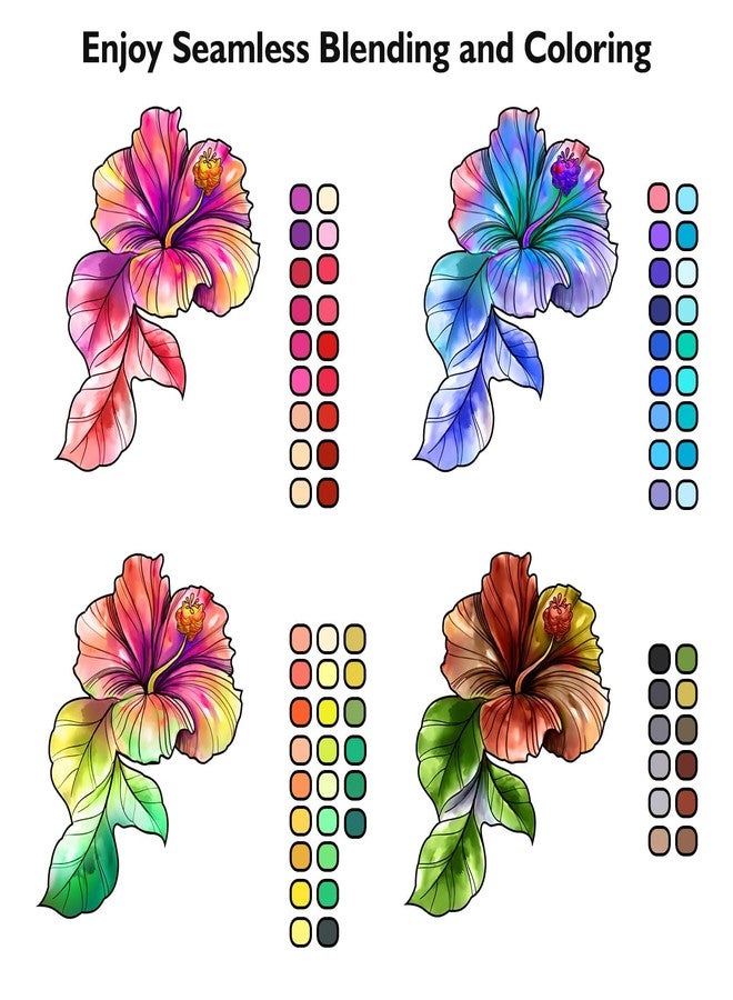 iBayam أقلام ماركر للرسم، iBayam 72 قلم ملون ذو طرفين (طرف رفيع وطرف فرشاة) لكتب تلوين البالغين، هدايا للبنات المراهقات، أشياء عصرية، هدايا عيد الميلاد، حفلات عيد الميلاد، مستلزمات فنون الحرف الممتعة والباردة - Image 2