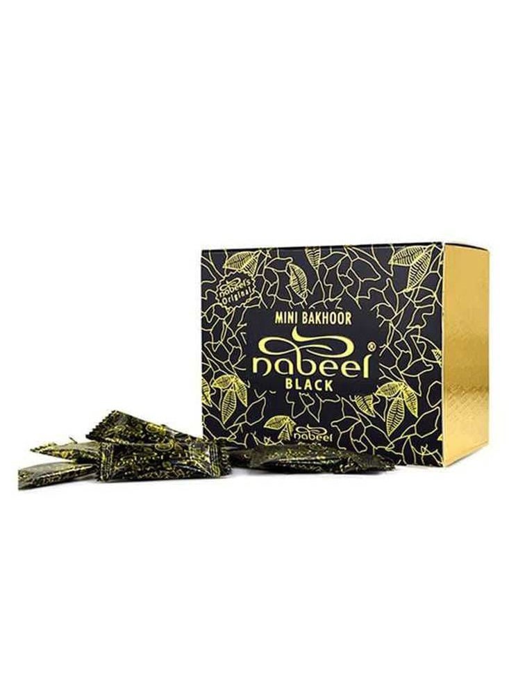 Nabeel Mini Bakhoor Nabeel Black Incense Solid Perfume For Unisex, 36 x 3 gm  - Image 2