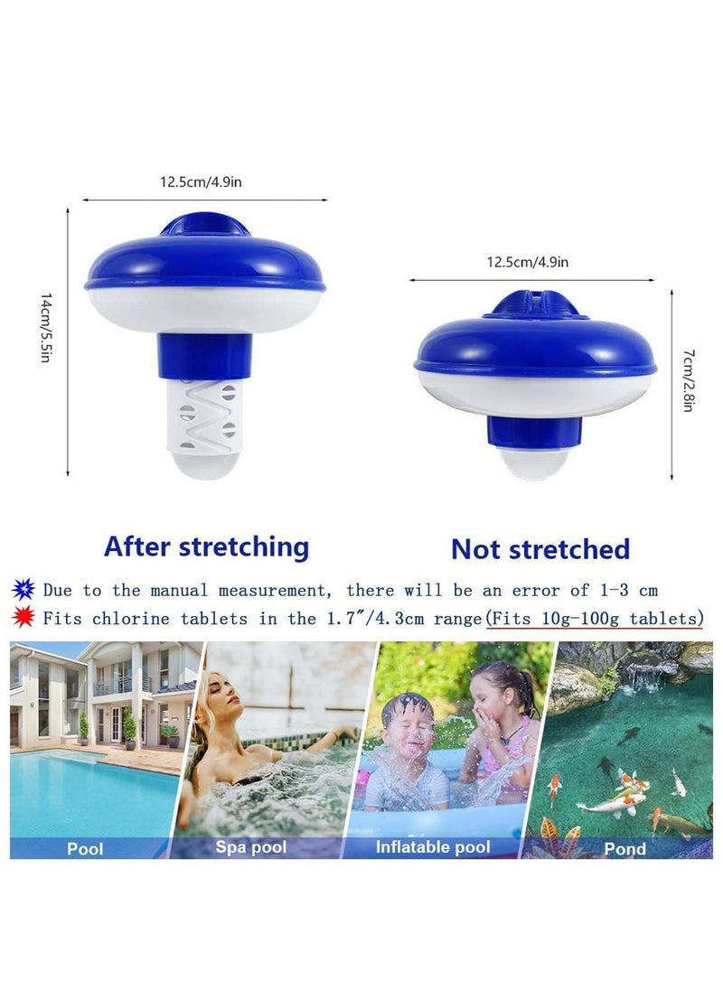Excefore Chlorine Dispenser, Stretchable Chlorine Dispenser for Hot Tub Swimming Pool Paddling Pool Spa Water Parks, Tablet Dispenser Chlorine Dispenser for Swimming Pool Paddling Pool (5 Inch)  - Image 5
