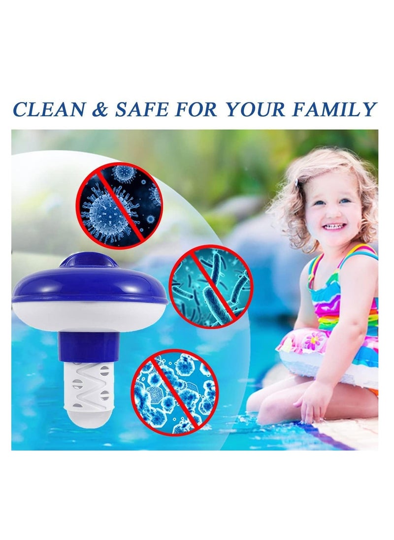 Excefore Chlorine Dispenser, Stretchable Chlorine Dispenser for Hot Tub Swimming Pool Paddling Pool Spa Water Parks, Tablet Dispenser Chlorine Dispenser for Swimming Pool Paddling Pool (5 Inch)  - Image 2