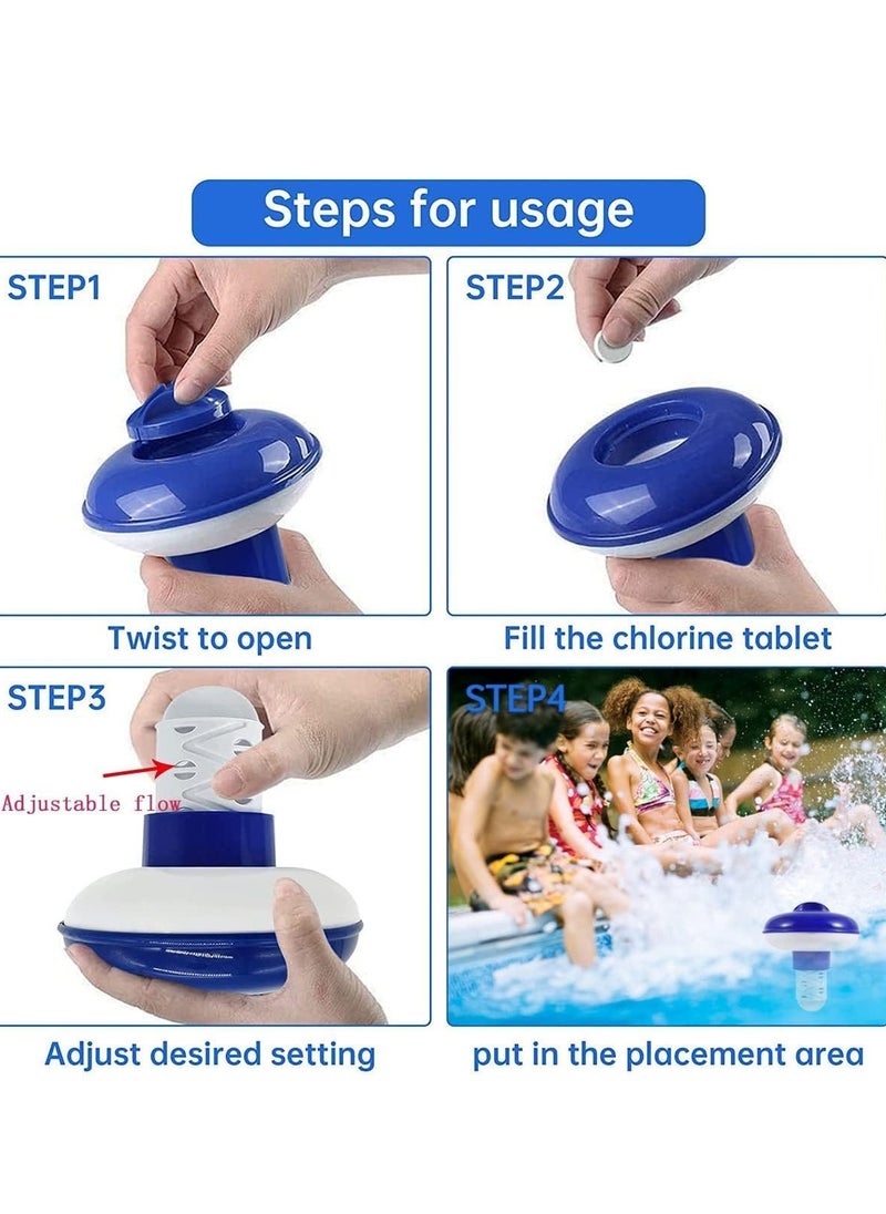 Excefore Chlorine Dispenser, Stretchable Chlorine Dispenser for Hot Tub Swimming Pool Paddling Pool Spa Water Parks, Tablet Dispenser Chlorine Dispenser for Swimming Pool Paddling Pool (5 Inch)  - Image 4