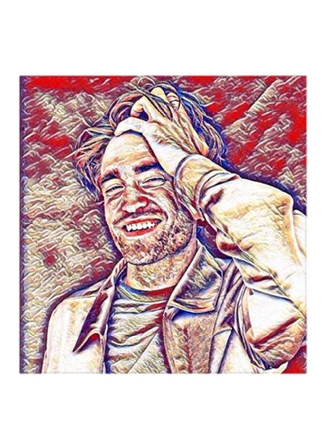 RYN Robert Pattinson MDF Wall Art Multicolour 30x30centimeter - Image 2