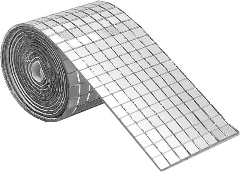 Adhesive Disco Ball Mirror Mosaic Tiles 1464 Panels For Indoor Outdoor Decoration Crafts Vases - Image 1