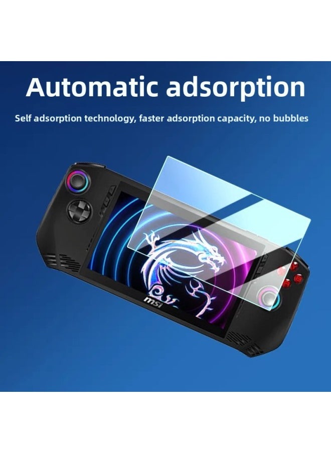 Generic Applicable To MSI Claw Microstar Game Console Tempered Film HD MSI Claw Handheld Glass Protective Film-Color:2.5D Arc Edge HD Tempered Film [kraft Paper Box * 2 Pieces]]-Size:MSI Claw Microstar Handheld Machine  - Image 4