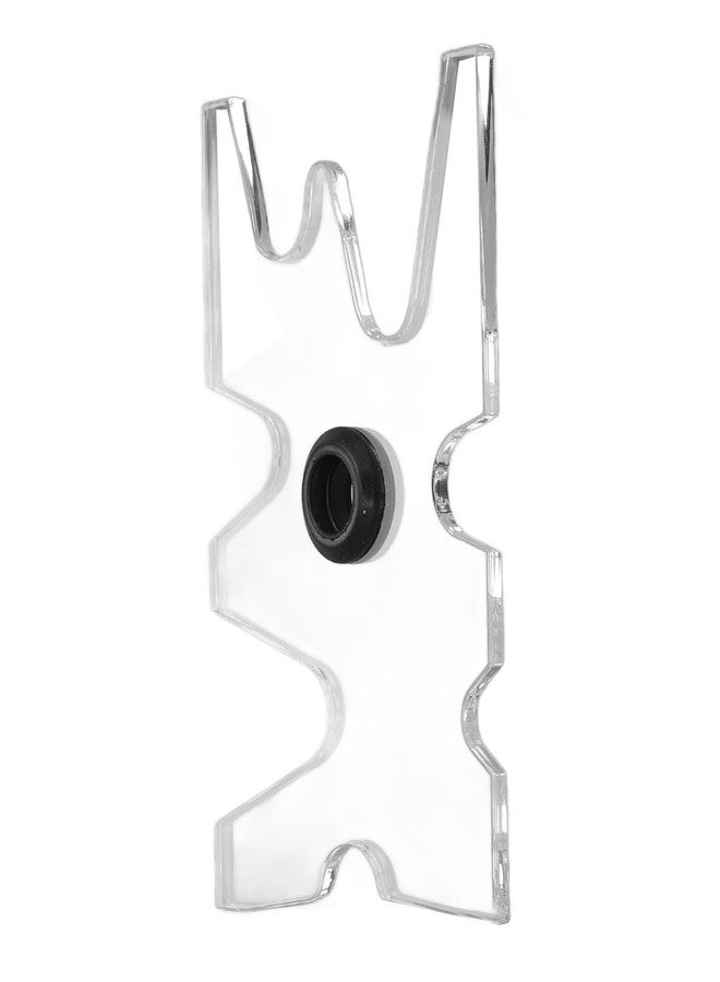 SASKATE Clear Billiard Bridge Head, Portable Moosehead Head Acrylic Bridge Head, Snooker Pool Cue Billiard Accessory - Image 1
