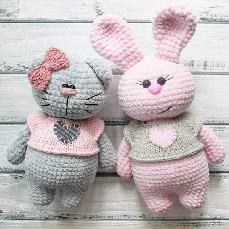 YarnArt Yarn Art Dolce Yarn 100 MicroPolyester Velvet Blanket Amigurumi Super Bulky 6 Baby Chenille Yarn 1 Skein 782GRAY Blue - Image 3