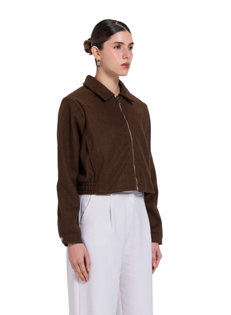 CTRL Wool Bomber Jacket - Image 3