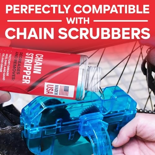Samorillo Professional Bike Chain Stripper + Degreaser - 16oz Chain Cleaner & Wax Prep, Works in Minutes, Made in USA, Easy Drip-On Application On Bike, Soak for Deep Clean, Strip + Prep for Bike & Motorcycle - Image 3