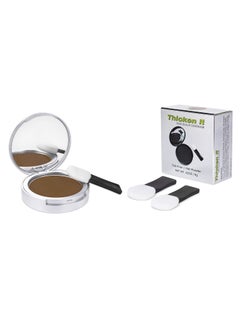 Simply Extensions Thicken It 100% Scalp Coverage Hair Powder - LIGHT BROWN - Talc-Free .32 oz. Water Resistant Hair Loss Concealer for men and women. Naturally Thicker Than Hair Fibers & Spray Concealers 