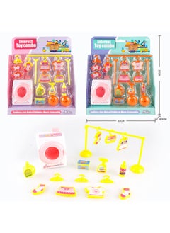Children Play House Bread Maker Simulation Washing Machine Fun Ice Cream Machine Cake Pizza Shape Dentist Toy Cross-border-Specifications:C5 Simulation Washing Machine Play House-Color:Random Color