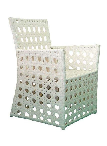 A K Furniture A K Furniture Outdoor ChairGarden ChairBalcony Chair for OutdoorIndoor UseColorWhite  - Image 3