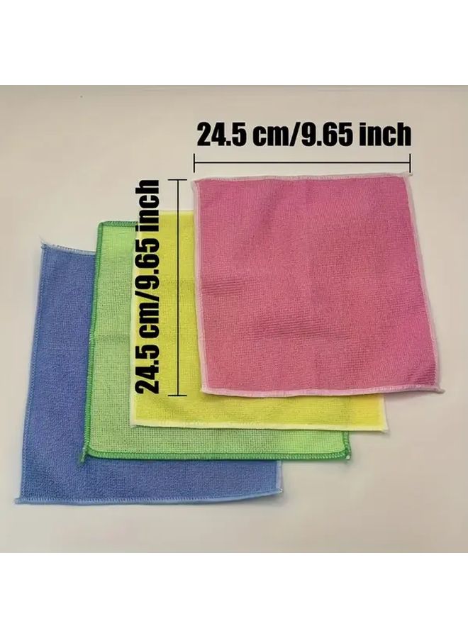 5pcs Reusable Microfiber Cleaning Cloths Multi Purpose Kitchen Bathroom Car - Image 3