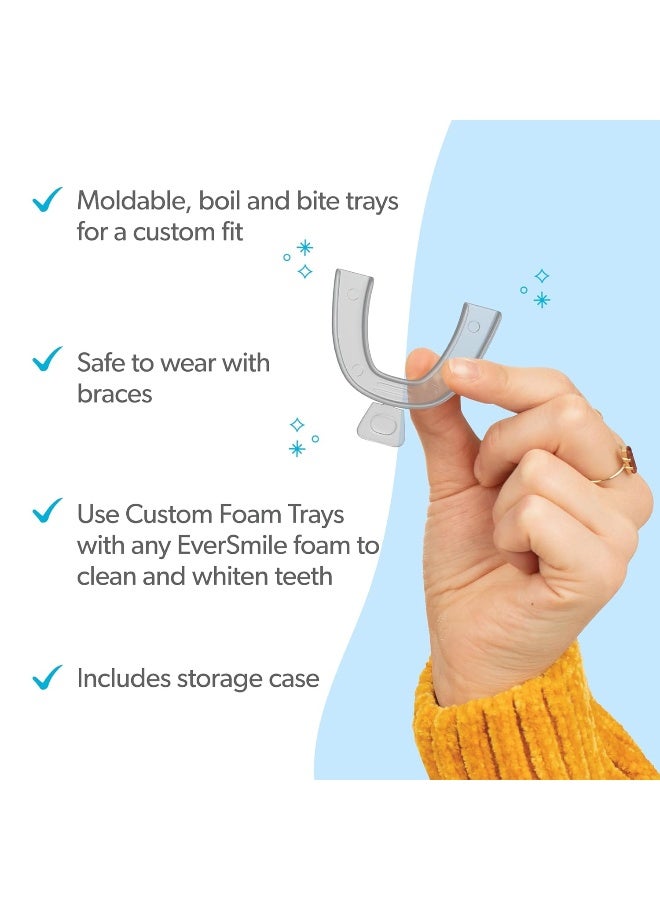 EverSmile صواني فوم مخصصة من إيفر سمايل - صينية فم مخصصة لتبييض الأسنان وتنظيف تقويم الأسنان - تشمل حقيبة سفر وتخزين - مجموعة من 1 - Image 2