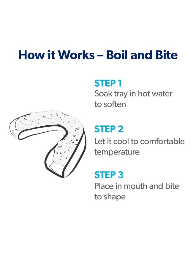 EverSmile صواني فوم مخصصة من إيفر سمايل - صينية فم مخصصة لتبييض الأسنان وتنظيف تقويم الأسنان - تشمل حقيبة سفر وتخزين - مجموعة من 1 - Image 4
