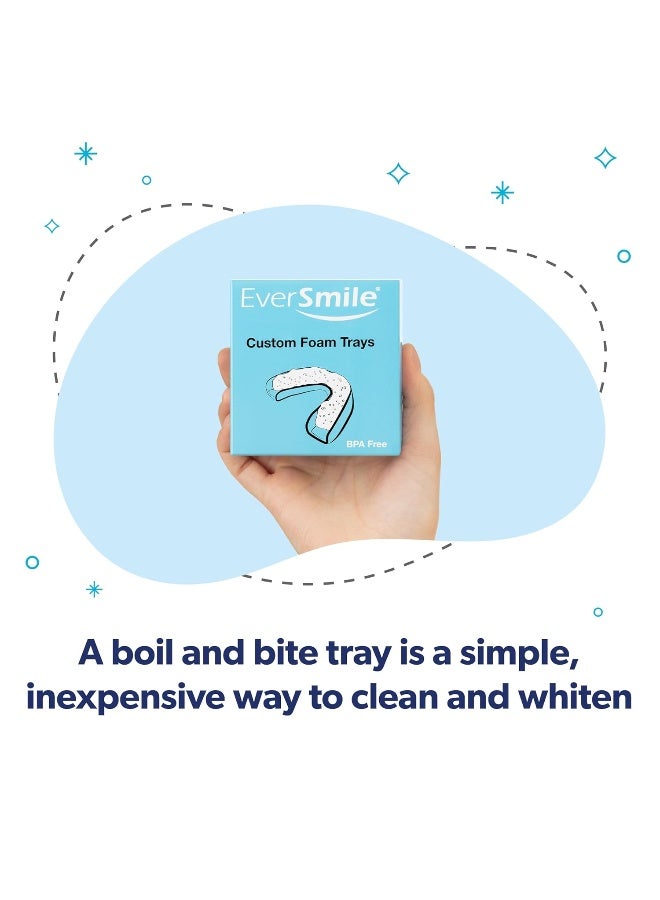 EverSmile صواني فوم مخصصة من إيفر سمايل - صينية فم مخصصة لتبييض الأسنان وتنظيف تقويم الأسنان - تشمل حقيبة سفر وتخزين - مجموعة من 1 - Image 3