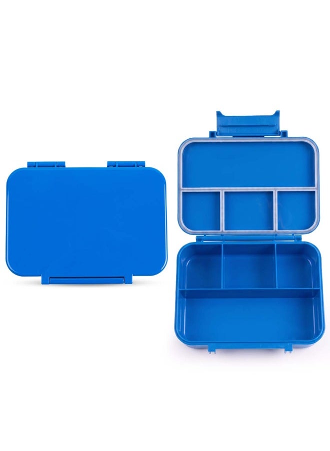 Cocobee Tritan Bento Lunch Box, 4 Compartments- Blue - Image 1