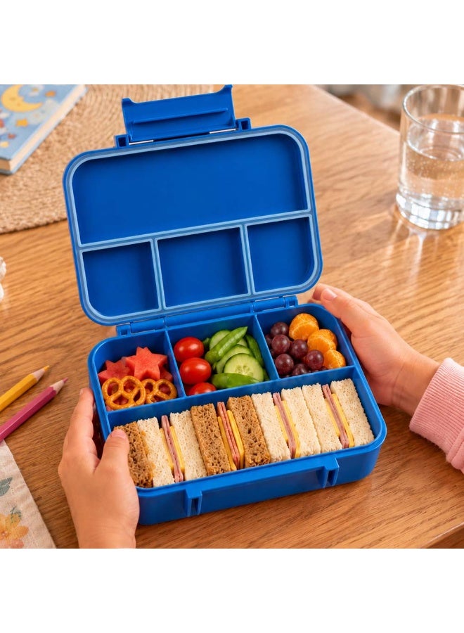 Cocobee Tritan Bento Lunch Box, 4 Compartments- Blue - Image 4