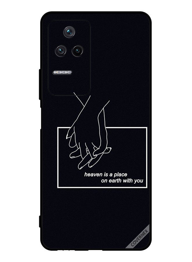 Covernex Protective Case Cover For Xiaomi Poco F4 5G Heaven Is A Place On Earth With You - Image 1