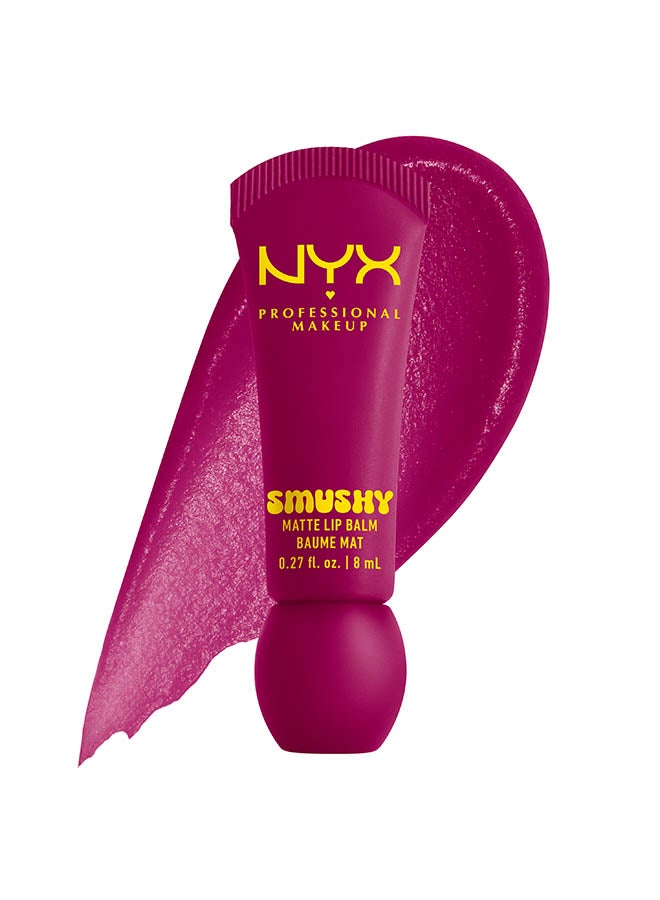NYX PROFESSIONAL MAKEUP Smushy Matte Lip Balm, Soft Diffused Color, Matte FinishSilly Sippin' - Image 1