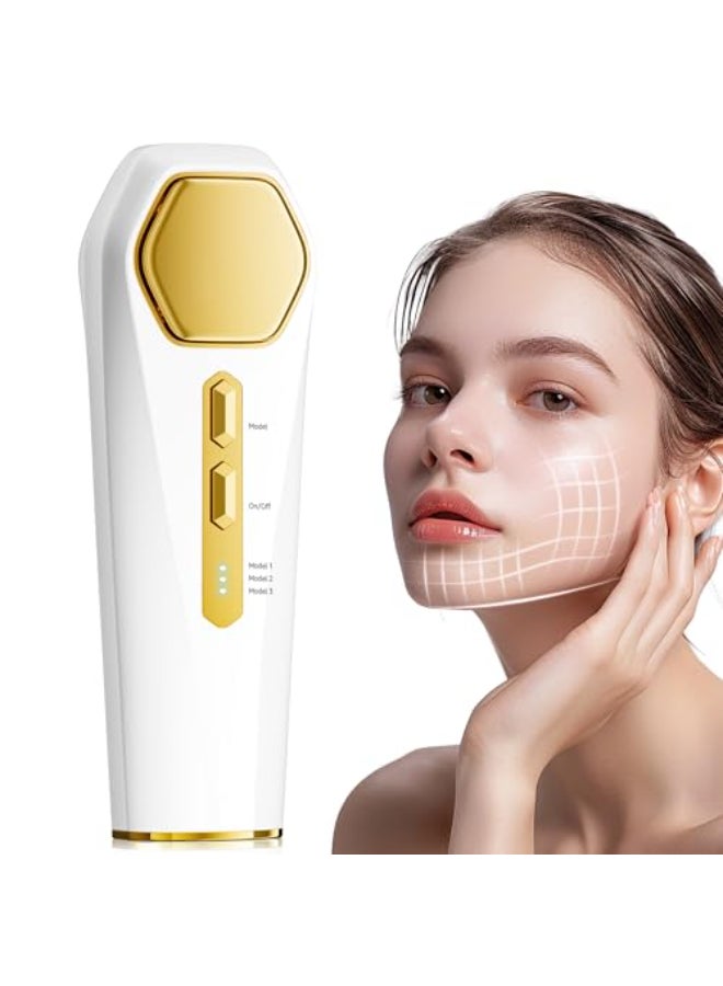 INTEO Multifunctional Facial Massager Real Glass Glow Device for Face and Neck Portable Face Massager Tool for Skin Care Pore Care Enhanced Skin Radiance Effective Against Dullness - Image 1