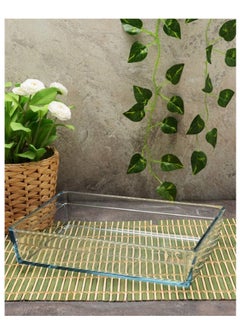 Borcam Rectangular Glass Baking Tray 2500 ml 28.7x19.7x6 cm  - Image 4