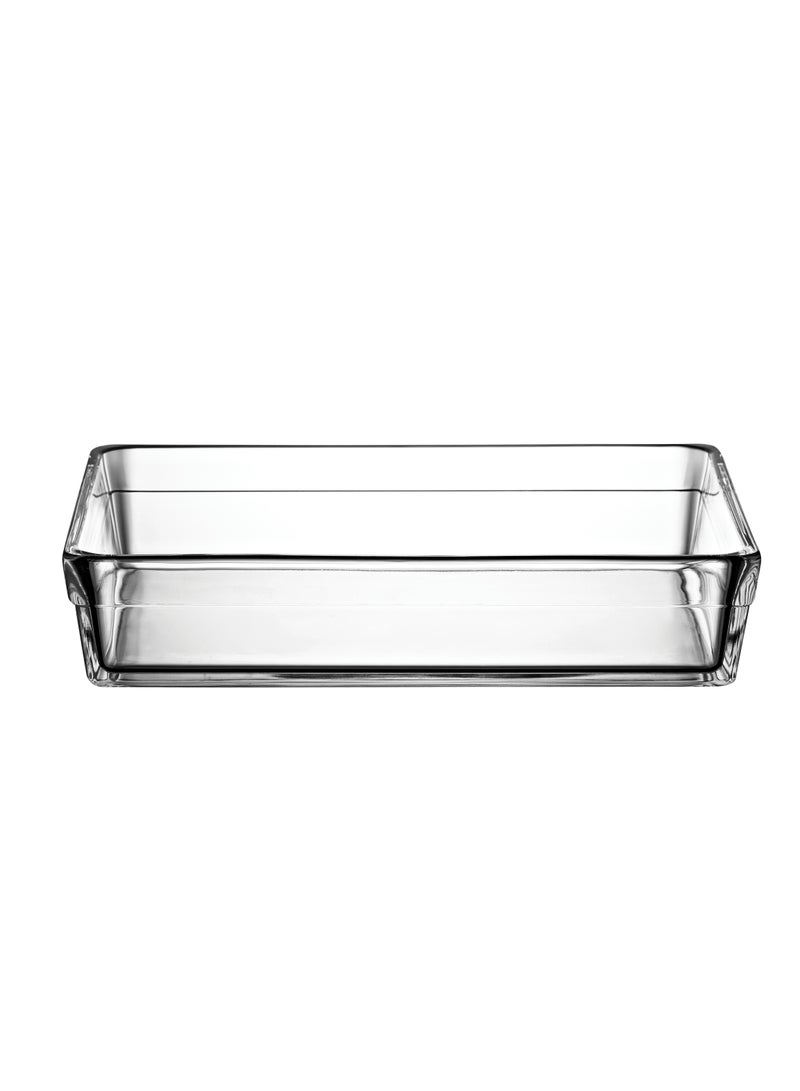 Borcam Rectangular Glass Baking Tray 2500 ml 28.7x19.7x6 cm - Image 1