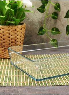 Borcam Rectangular Glass Baking Tray 2500 ml 28.7x19.7x6 cm  - Image 5