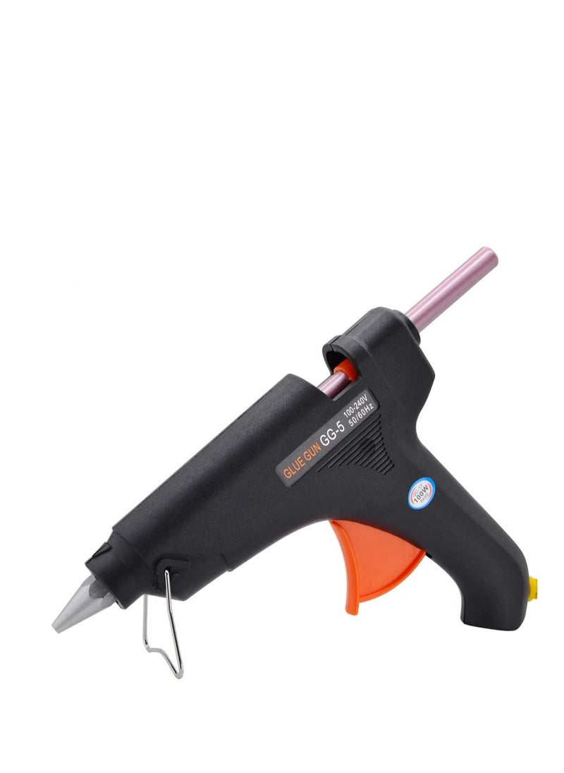 Generic Electric 100W Black Hot Melt Glue Gun Useful for Art & Crafts, School Projects etc.  - Image 1