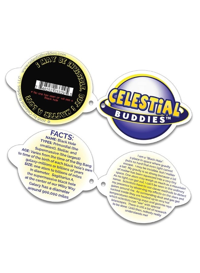 Celestial Buddies Black Hole Stuff Sack Buddy Science Astronomy Space Solar System Educational Plush Planet Toy - Image 2