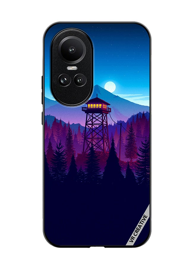 VR CREATIVE Protective Case Cover For Oppo Reno 10 Pro Alone Night Design Multicolour - Image 1