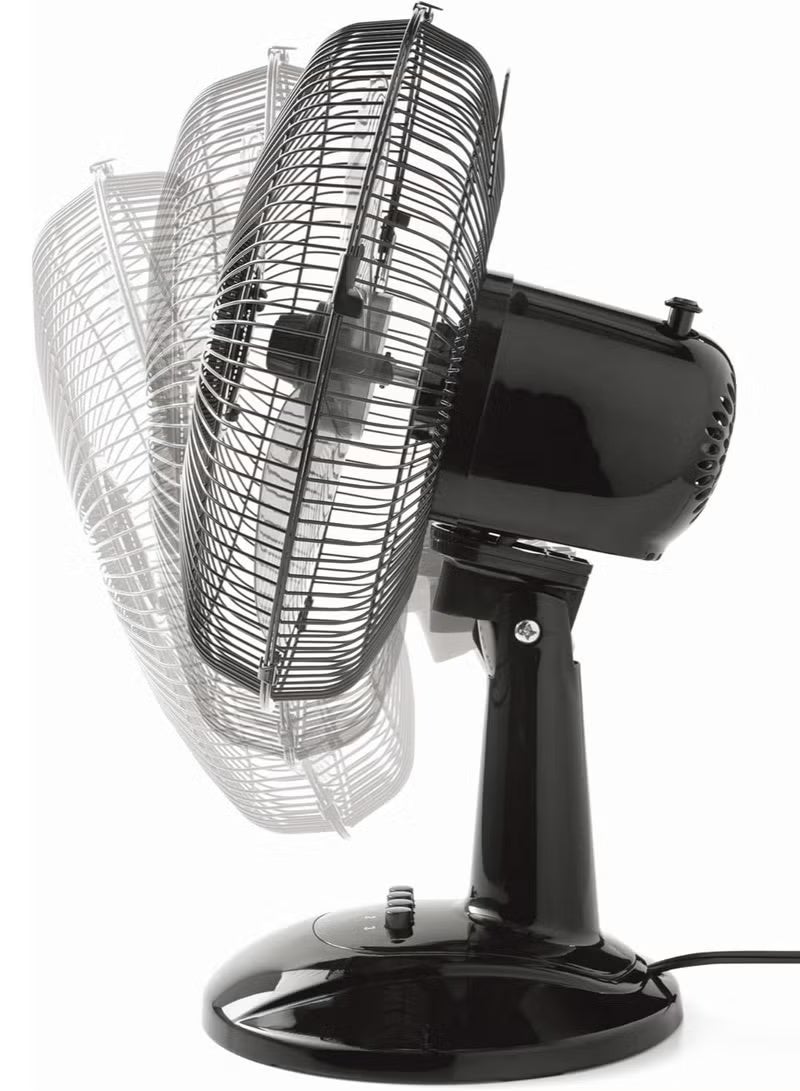 Denx 3-Blade Electric Table Fan – 45W Powerful Motor, 3 Adjustable Speeds, Compact & Quiet, Ideal for Home, Office, Bedroom, Study, or Living Room, Energy-Efficient & Durable - Image 4